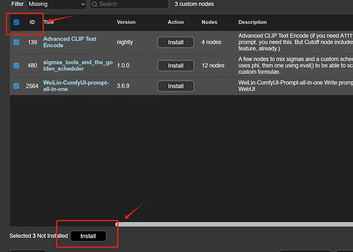 安装节点并重启