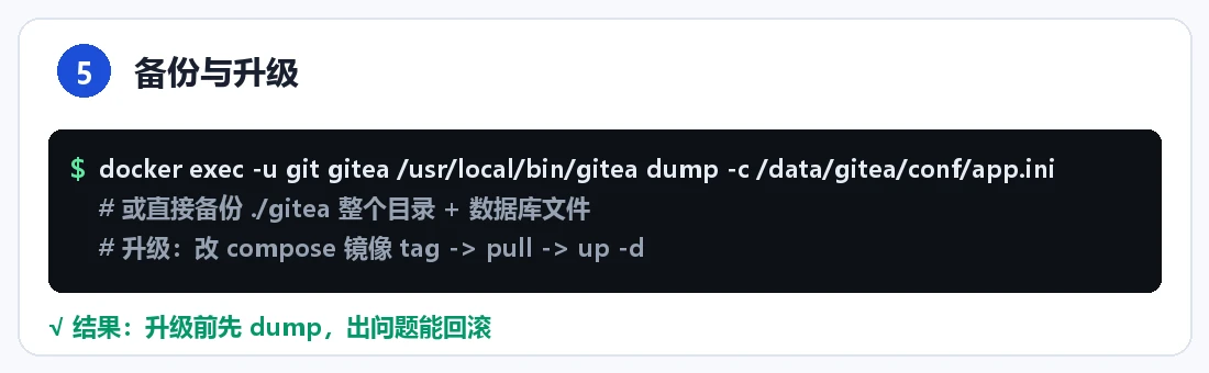 步骤 5:备份与升级