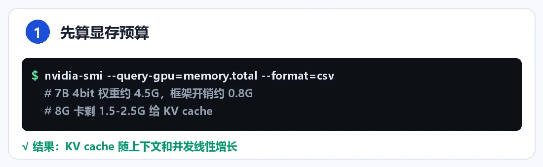 步骤 1：核对显存与驱动